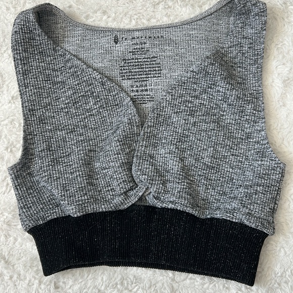 NWOT Free People Movement Prajna Set in Heather Grey - Picture 6 of 7